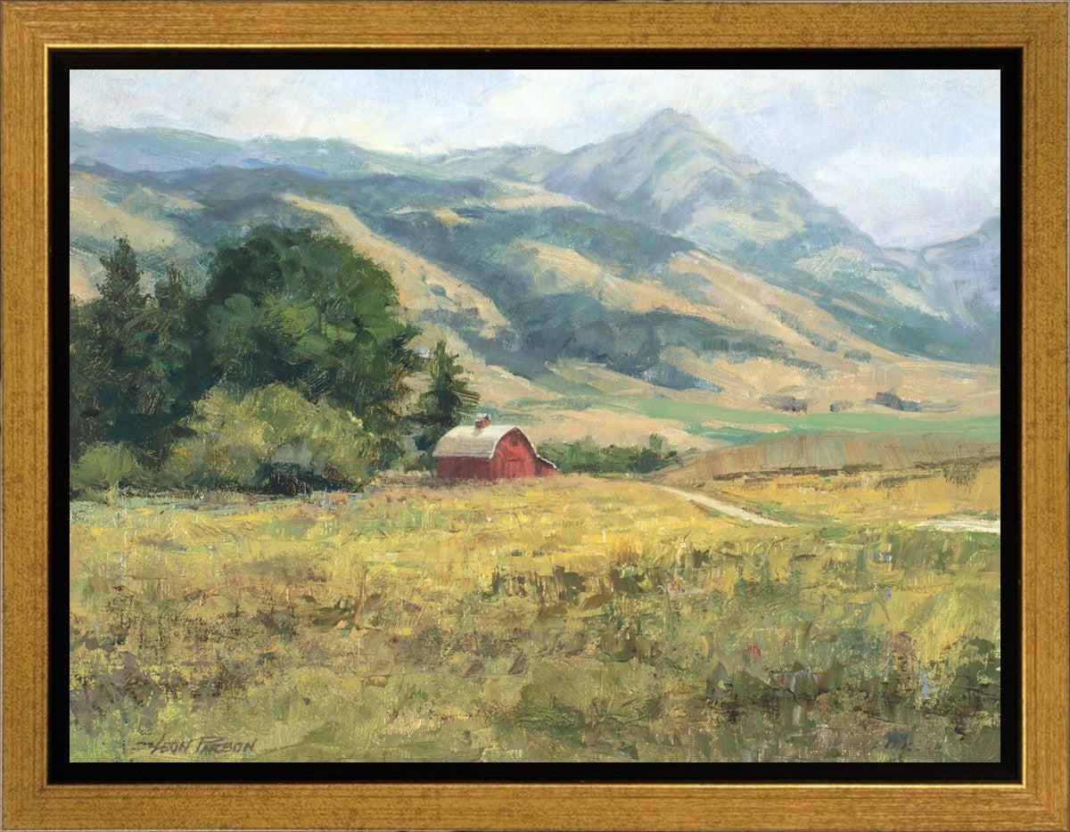 Red Barn in The Wilderness