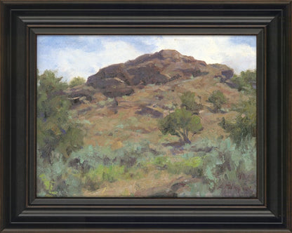 South Butte Rocks Plein Air Original Artwork