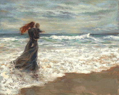 We Face the Wild Ocean Gallery Wrap