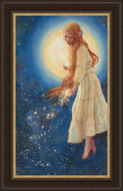 Sharing Her Light Large Wall Art