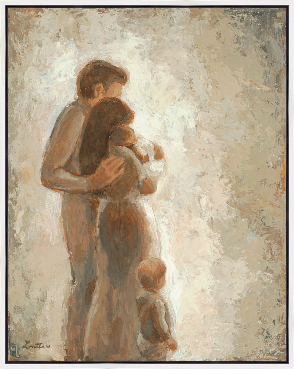 Family Looking Towards the Light Gallery Wrap