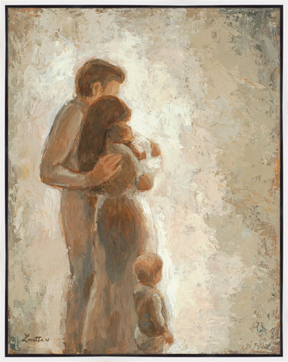 Family Looking Towards the Light Gallery Wrap
