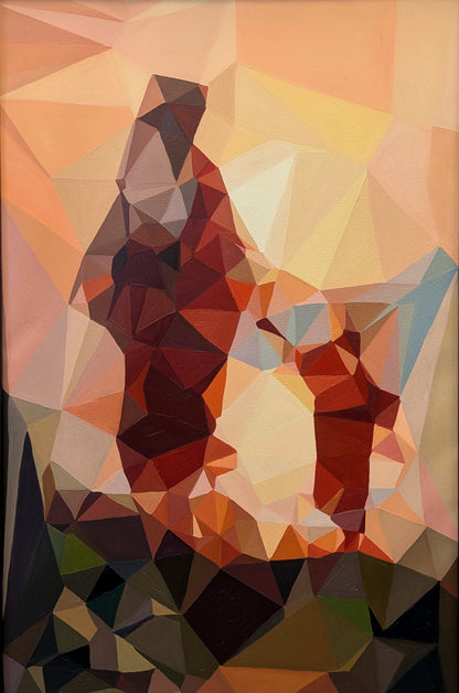 Lead Me Thou On Original Artwork