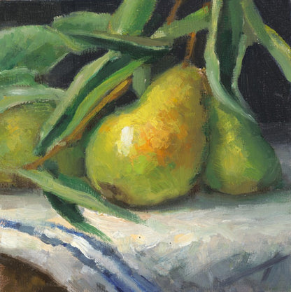 Leafy Pear Study Original Artwork