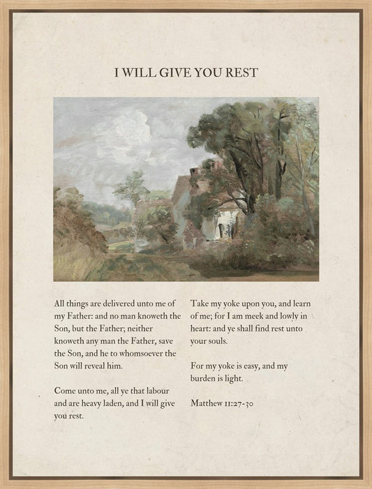 I Will Give You Rest