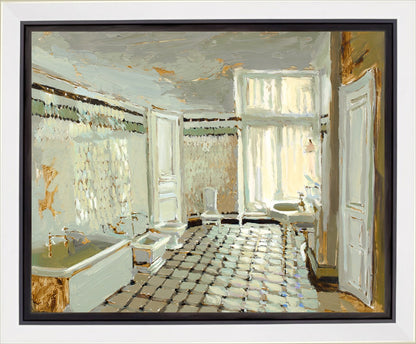 Parisian Bathroom Gallery Wrap