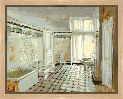 Parisian Bathroom Gallery Wrap