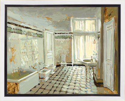 Parisian Bathroom Gallery Wrap