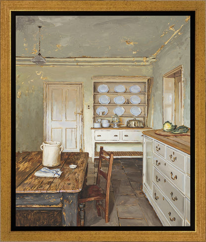 English Kitchen Interior Gallery Wrap