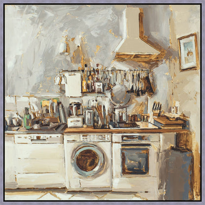 Parisian Kitchen Gallery Wrap
