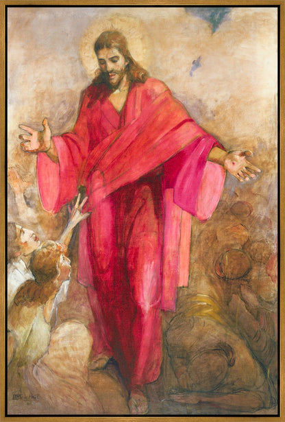Christ in a Red Robe Large Wall Art Gallery Wrap