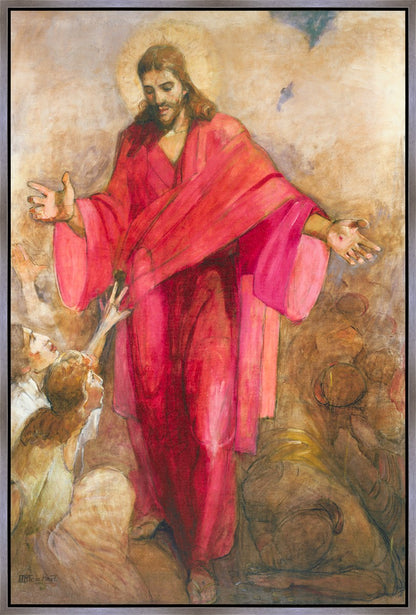 Christ in a Red Robe Large Wall Art Gallery Wrap