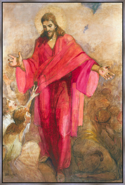 Christ in a Red Robe Large Wall Art Gallery Wrap