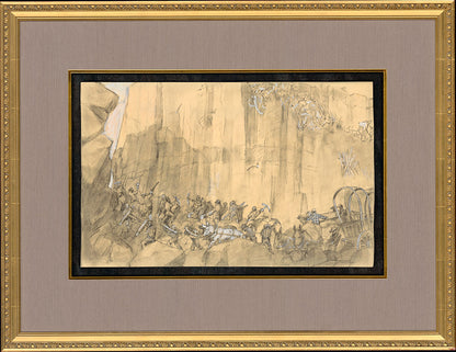 Pacific at Last -The Mormon Battalion Original Artwork