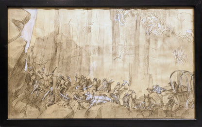 Pacific at Last -The Mormon Battalion Original Artwork