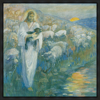 Rescue Of The Lost Lamb Gallery Wrap
