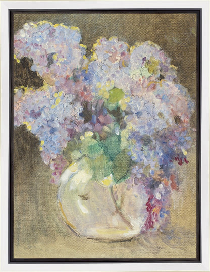 Hydrangeas in a Glass Vase Gallery Wrap