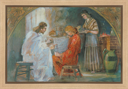 Christ With Mary And Martha Gallery Wrap