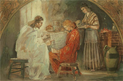 Christ With Mary And Martha Gallery Wrap