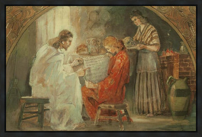 Christ With Mary And Martha Gallery Wrap