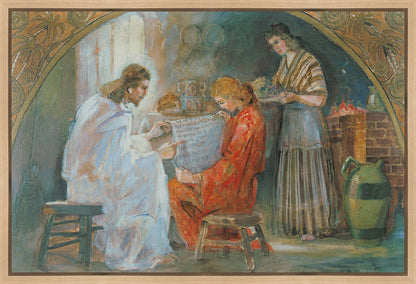 Christ With Mary And Martha Gallery Wrap