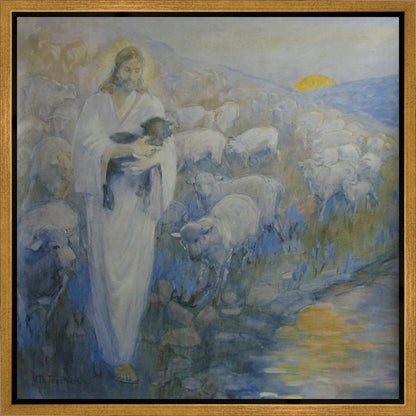 Rescue Of The Lost Lamb Gallery Wrap