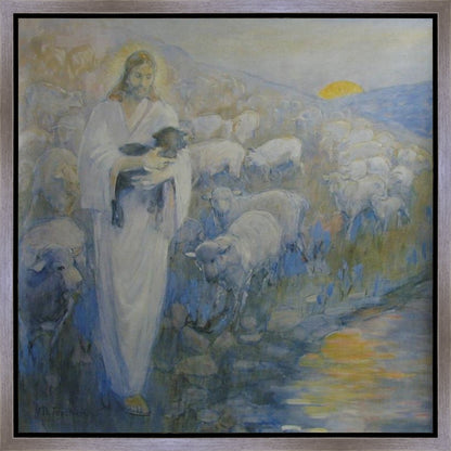 Rescue Of The Lost Lamb Gallery Wrap