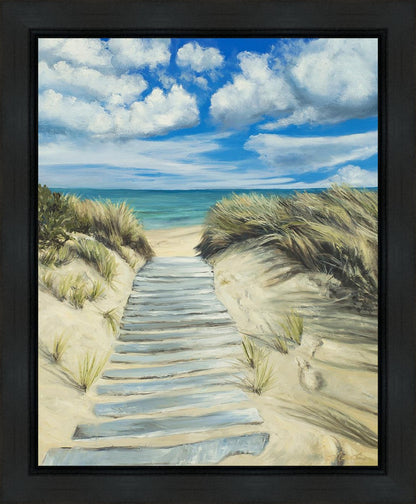 Enjoy the Beauty on your Broken Path Seashore Gallery Wrap
