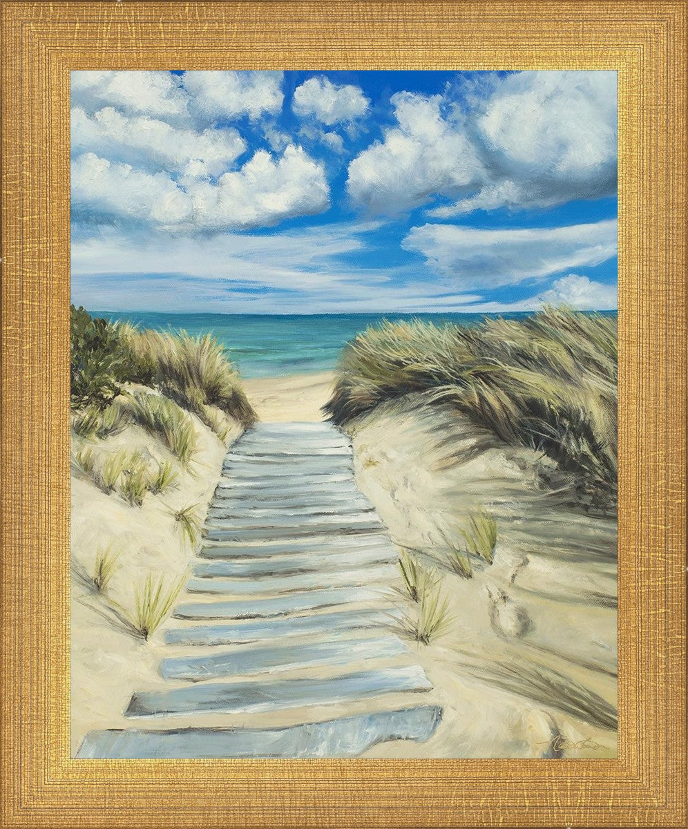 Enjoy the Beauty on your Broken Path Seashore