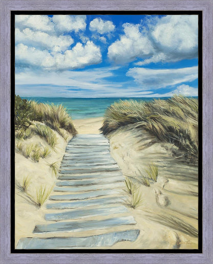 Enjoy the Beauty on your Broken Path Seashore Gallery Wrap