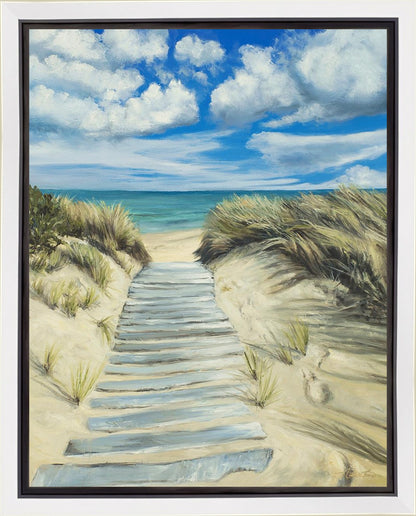 Enjoy the Beauty on your Broken Path Seashore Gallery Wrap