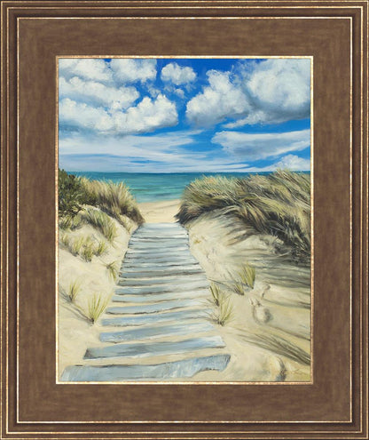 Enjoy the Beauty on your Broken Path Seashore