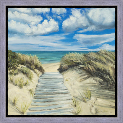 Enjoy the Beauty on your Broken Path Seashore Gallery Wrap