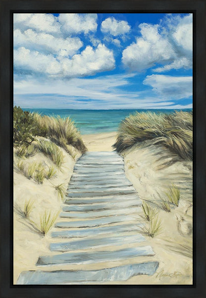 Enjoy the Beauty on your Broken Path Seashore Gallery Wrap