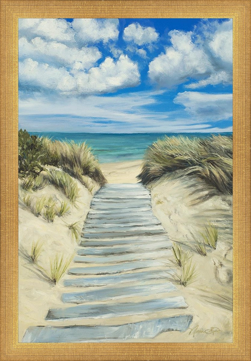 Enjoy the Beauty on your Broken Path Seashore