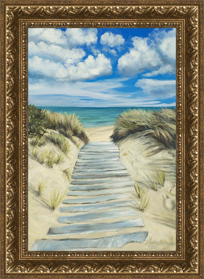 Enjoy the Beauty on your Broken Path Seashore