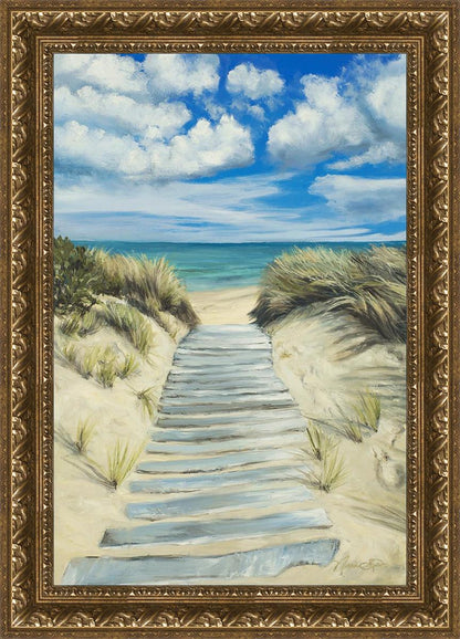 Enjoy the Beauty on your Broken Path Seashore