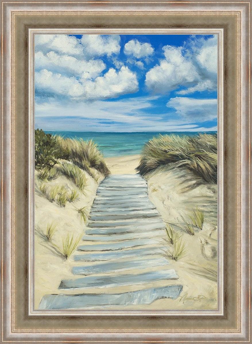 Enjoy the Beauty on your Broken Path Seashore