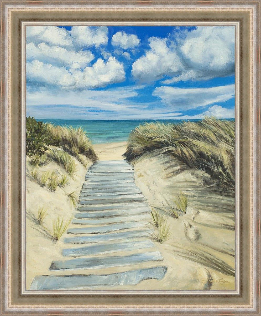 Enjoy the Beauty on your Broken Path Seashore