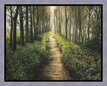 Enjoy The Beauty On Your Broken Path, Forest Walkway Gallery Wrap