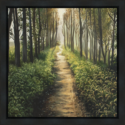 Enjoy The Beauty On Your Broken Path, Forest Walkway Gallery Wrap