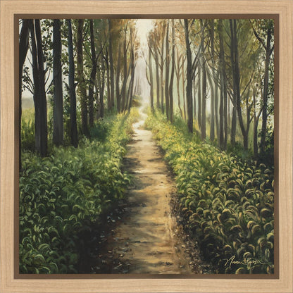 Enjoy The Beauty On Your Broken Path, Forest Walkway Gallery Wrap