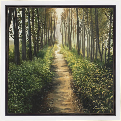 Enjoy The Beauty On Your Broken Path, Forest Walkway Gallery Wrap
