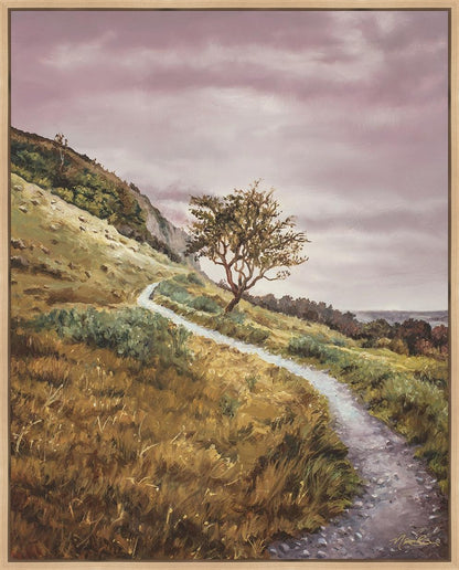 Enjoy the Beauty on your Broken Path Mountain Top Large Wall Art Gallery Wrap