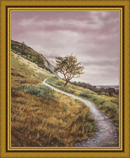 Enjoy the Beauty on your Broken Path Mountain Top Large Wall Art