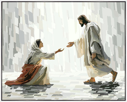 The Prayer of His Daughters Large Wall Art Gallery Wrap