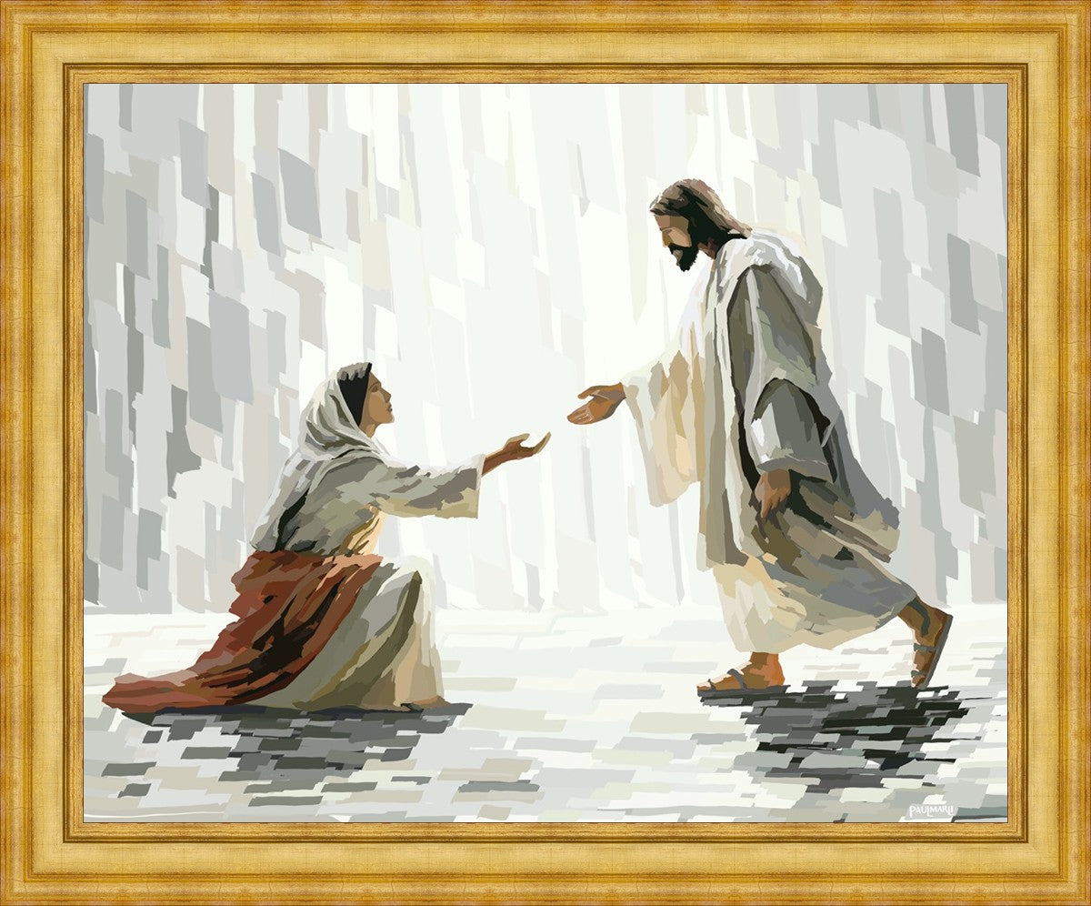 The Prayer of His Daughters Large Wall Art