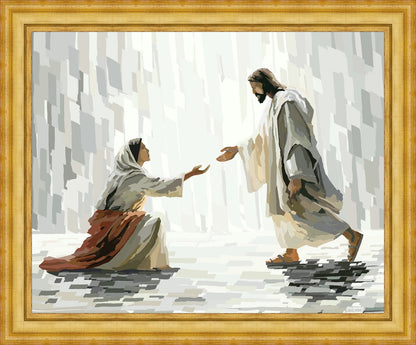 The Prayer of His Daughters Large Wall Art