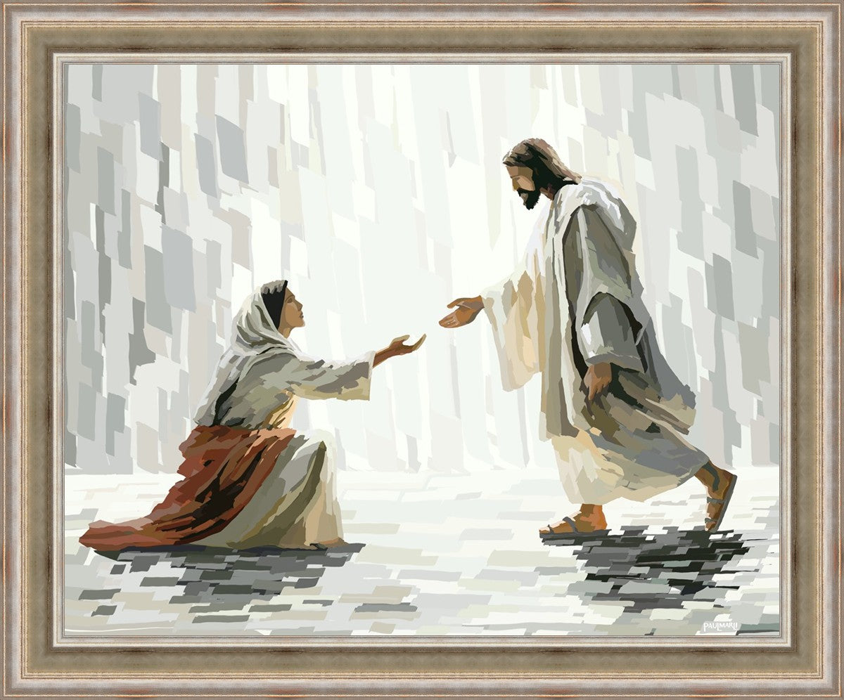The Prayer of His Daughters Large Wall Art