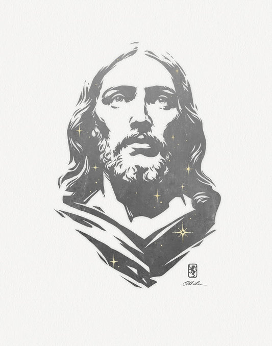 Alpha and Omega GRAPHITE Gallery Wrap